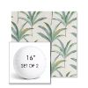 Picture of Martinique Tropic | Set of 2 | 16" Sunbrella Boxed Round Outdoor Throw Pillows with Premium Inserts