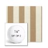 Picture of Maxim Heather Beige | Set of 2 | 16" Sunbrella Boxed Round Outdoor Throw Pillows with Premium Inserts