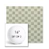 Picture of Mend Juniper | Set of 2 | 16" Sunbrella Boxed Round Outdoor Throw Pillows with Premium Inserts