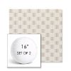 Picture of Mend Latte | Set of 2 | 16" Sunbrella Boxed Round Outdoor Throw Pillows with Premium Inserts