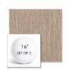 Picture of Metamorphic Sand | Set of 2 | 16" Sunbrella Boxed Round Outdoor Throw Pillows with Premium Inserts