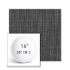 Picture of Metamorphic Slate | Set of 2 | 16" Sunbrella Boxed Round Outdoor Throw Pillows with Premium Inserts
