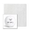 Picture of Momento Snow | Set of 2 | 16" Sunbrella Boxed Round Outdoor Throw Pillows with Premium Inserts