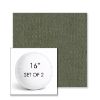 Picture of Natte Bamboo | Set of 2 | 16" Sunbrella Boxed Round Outdoor Throw Pillows with Premium Inserts