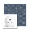 Picture of Nurture Indigo | Set of 2 | 16" Sunbrella Boxed Round Outdoor Throw Pillows with Premium Inserts