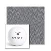 Picture of Odette Slate | Set of 2 | 16" Sunbrella Boxed Round Outdoor Throw Pillows with Premium Inserts