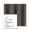 Picture of Ortiz Onyx | Set of 2 | 16" Sunbrella Boxed Round Outdoor Throw Pillows with Premium Inserts