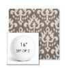 Picture of Patra Mushroom | Set of 2 | 16" Sunbrella Boxed Round Outdoor Throw Pillows with Premium Inserts