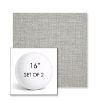 Picture of Piazza Pebble | Set of 2 | 16" Sunbrella Boxed Round Outdoor Throw Pillows with Premium Inserts