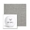 Picture of Piazza Stone | Set of 2 | 16" Sunbrella Boxed Round Outdoor Throw Pillows with Premium Inserts