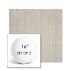 Picture of Posh Pebble | Set of 2 | 16" Sunbrella Boxed Round Outdoor Throw Pillows with Premium Inserts
