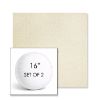Picture of Posh Salt | Set of 2 | 16" Sunbrella Boxed Round Outdoor Throw Pillows with Premium Inserts