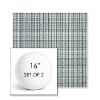 Picture of Principle Lagoon | Set of 2 | 16" Sunbrella Boxed Round Outdoor Throw Pillows with Premium Inserts