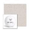 Picture of Rafi Pearl | Set of 2 | 16" Sunbrella Boxed Round Outdoor Throw Pillows with Premium Inserts