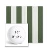 Picture of Relate Ivy | Set of 2 | 16" Sunbrella Boxed Round Outdoor Throw Pillows with Premium Inserts