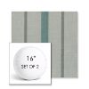 Picture of Revival Sage | Set of 2 | 16" Sunbrella Boxed Round Outdoor Throw Pillows with Premium Inserts