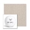 Picture of Ritsy Sand | Set of 2 | 16" Sunbrella Boxed Round Outdoor Throw Pillows with Premium Inserts
