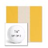 Picture of Rothko Lemonade | Set of 2 | 16" Sunbrella Boxed Round Outdoor Throw Pillows with Premium Inserts