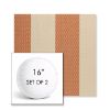 Picture of Rothko Lobster Roll | Set of 2 | 16" Sunbrella Boxed Round Outdoor Throw Pillows with Premium Inserts
