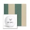 Picture of Rothko Mermaid | Set of 2 | 16" Sunbrella Boxed Round Outdoor Throw Pillows with Premium Inserts