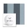 Picture of Rothko Oceanfront | Set of 2 | 16" Sunbrella Boxed Round Outdoor Throw Pillows with Premium Inserts