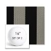Picture of Rothko Stone Harbor | Set of 2 | 16" Sunbrella Boxed Round Outdoor Throw Pillows with Premium Inserts