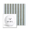 Picture of Sail Away Aloe | Set of 2 | 16" Sunbrella Boxed Round Outdoor Throw Pillows with Premium Inserts