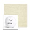 Picture of Sailcloth Sailor | Set of 2 | 16" Sunbrella Boxed Round Outdoor Throw Pillows with Premium Inserts