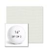 Picture of Sailcloth Salt | Set of 2 | 16" Sunbrella Boxed Round Outdoor Throw Pillows with Premium Inserts