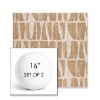 Picture of Scheme Harvest | Set of 2 | 16" Sunbrella Boxed Round Outdoor Throw Pillows with Premium Inserts