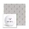 Picture of Schooner Plank | Set of 2 | 16" Sunbrella Boxed Round Outdoor Throw Pillows with Premium Inserts