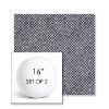 Picture of Shibori Indigo | Set of 2 | 16" Sunbrella Boxed Round Outdoor Throw Pillows with Premium Inserts