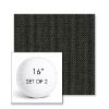 Picture of Source Fogo | Set of 2 | 16" Sunbrella Boxed Round Outdoor Throw Pillows with Premium Inserts