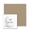 Picture of Spectrum Mushroom | Set of 2 | 16" Sunbrella Boxed Round Outdoor Throw Pillows with Premium Inserts