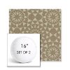 Picture of Sundial Sandcastle | Set of 2 | 16" Sunbrella Boxed Round Outdoor Throw Pillows with Premium Inserts