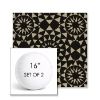 Picture of Sundial Starboard | Set of 2 | 16" Sunbrella Boxed Round Outdoor Throw Pillows with Premium Inserts