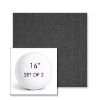 Picture of Switch Ash | Set of 2 | 16" Sunbrella Boxed Round Outdoor Throw Pillows with Premium Inserts