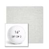 Picture of Switch Snow | Set of 2 | 16" Sunbrella Boxed Round Outdoor Throw Pillows with Premium Inserts