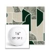Picture of Territory Oxide | Set of 2 | 16" Sunbrella Boxed Round Outdoor Throw Pillows with Premium Inserts