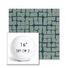 Picture of Toggle Splash | Set of 2 | 16" Sunbrella Boxed Round Outdoor Throw Pillows with Premium Inserts