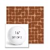 Picture of Toggle Terra Rosa | Set of 2 | 16" Sunbrella Boxed Round Outdoor Throw Pillows with Premium Inserts