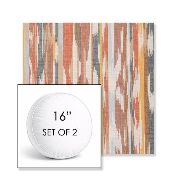 Picture of Transformation Canyon | Set of 2 | 16" Sunbrella Boxed Round Outdoor Throw Pillows with Premium Inserts