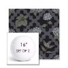 Picture of Trellis Morning Glory | Set of 2 | 16" Sunbrella Boxed Round Outdoor Throw Pillows with Premium Inserts