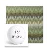 Picture of Valley Herbal | Set of 2 | 16" Sunbrella Boxed Round Outdoor Throw Pillows with Premium Inserts