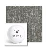 Picture of Vista Slate | Set of 2 | 16" Sunbrella Boxed Round Outdoor Throw Pillows with Premium Inserts