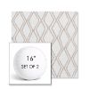 Picture of Voyage Dune | Set of 2 | 16" Sunbrella Boxed Round Outdoor Throw Pillows with Premium Inserts