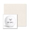 Picture of Wadi Sugar | Set of 2 | 16" Sunbrella Boxed Round Outdoor Throw Pillows with Premium Inserts
