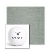 Picture of Willa Mist | Set of 2 | 16" Sunbrella Boxed Round Outdoor Throw Pillows with Premium Inserts