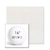 Picture of Willa Snow | Set of 2 | 16" Sunbrella Boxed Round Outdoor Throw Pillows with Premium Inserts