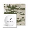Picture of Yama Tanada | Set of 2 | 16" Sunbrella Boxed Round Outdoor Throw Pillows with Premium Inserts